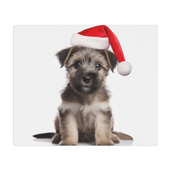 DistinctInk Mouse Pad - 1/4" Foam Rubber - American Hairles Terrier Puppy