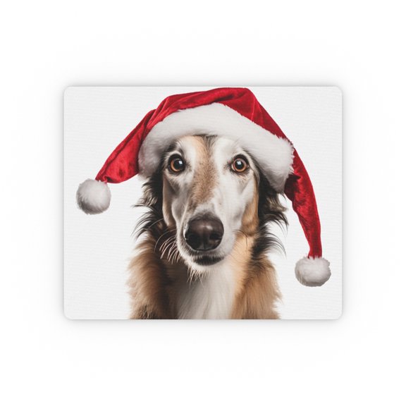 DistinctInk Mouse Pad - Borzoi - 1/4 inch Foam Rubber, Non-Slip