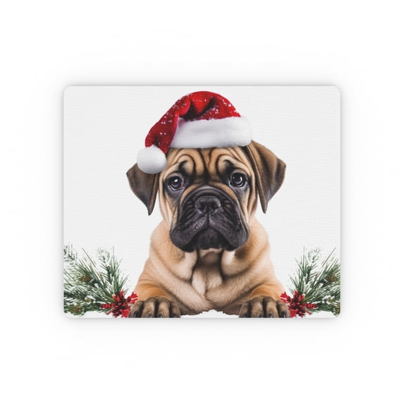 DistinctInk Mouse Pad - 1/4" Foam Rubber - Bullmastiff Puppy