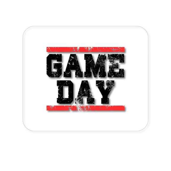 DistinctInk Mouse Pad - 1/4" Foam Rubber - Game Day