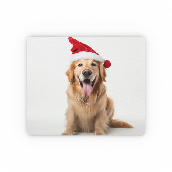 DistinctInk Mouse Pad - 1/4" Foam Rubber - Golden Retriever