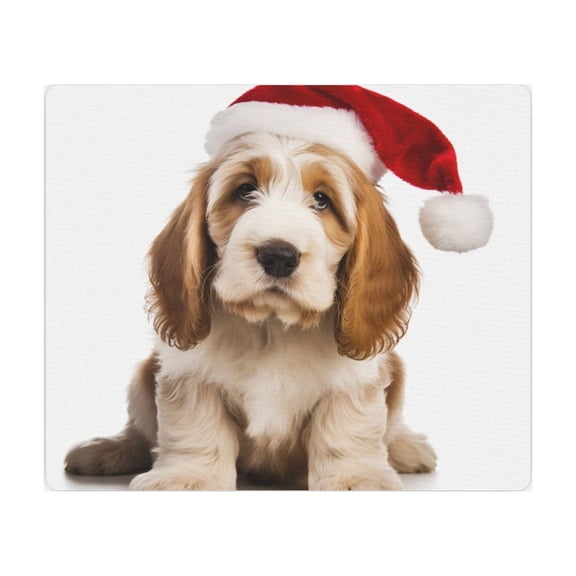 DistinctInk Mouse Pad - 1/4" Foam Rubber - Grand Basset Griffon Venden Puppy