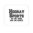 thumbnail image 1 of DistinctInk Mouse Pad - 1/4" Foam Rubber - Hooray Sports Do The Thing Win The Points, 1 of 3