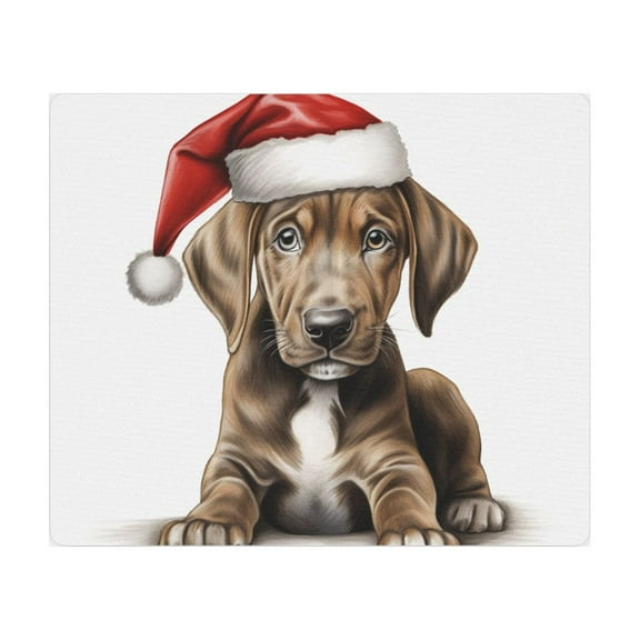 DistinctInk Mouse Pad - 1/4" Foam Rubber - Plott Hound Puppy Drawing