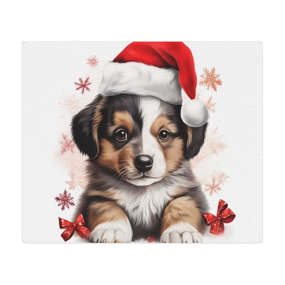 DistinctInk Mouse Pad - Pulik Puppy Drawing - 1/4 inch Foam Rubber, Non-Slip