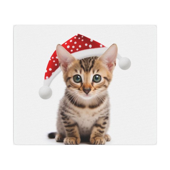 DistinctInk Mouse Pad - 1/4" Foam Rubber - Savannah Kitten