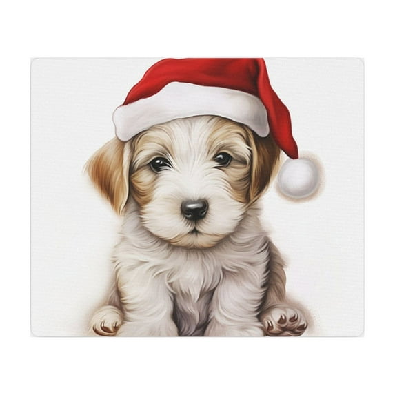 DistinctInk Mouse Pad - Sealyham Terrier Puppy Drawing - 1/4 inch Foam Rubber, Non-Slip