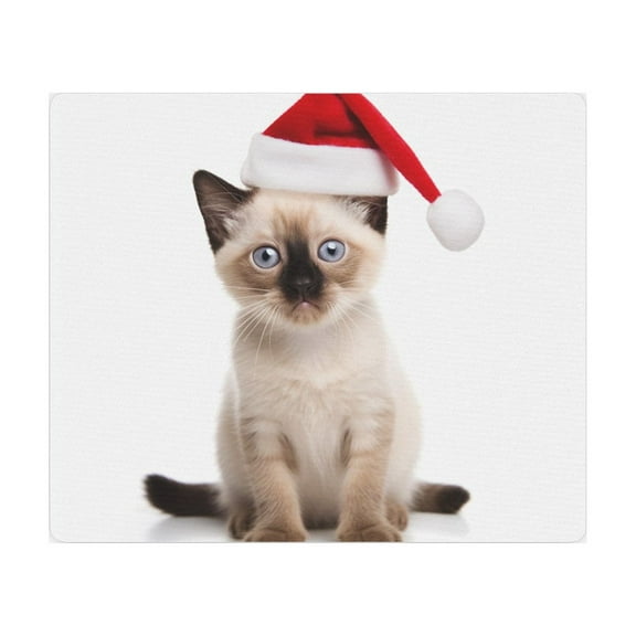 DistinctInk Mouse Pad - 1/4" Foam Rubber - Siamese Kitten