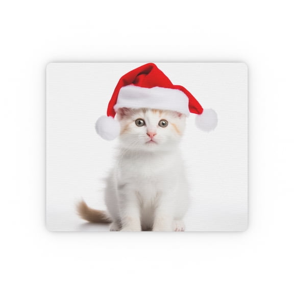 DistinctInk Mouse Pad - Turkish Van Kitten - 1/4 inch Foam Rubber, Non-Slip
