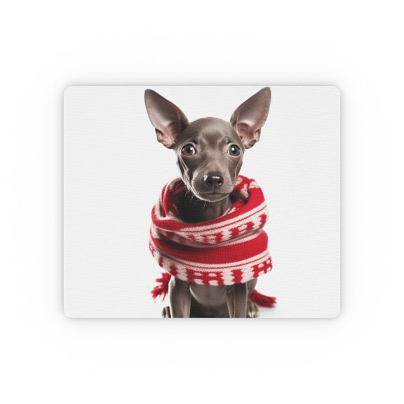 DistinctInk Mouse Pad - Xoloitzcuintli Puppy - 1/4 inch Foam Rubber, Non-Slip