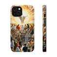 thumbnail image 1 of DistinctInk Tough Case for Apple iPhone 13 MINI (5.4" Screen), Compatible with MagSafe Charging - Christ: The Unifying Force Beyond All Distinctions - Colossians 3:11, 1 of 6