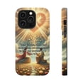 thumbnail image 1 of DistinctInk Tough Case for Apple iPhone 13 Pro MAX (6.7" Screen), Compatible with MagSafe Charging - "1 John 4:11 - Loving One Another Through God's Love", 1 of 6