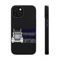 thumbnail image 1 of DistinctInk Tough Case for Apple iPhone 13 (6.1" Screen), Compatible with MagSafe Charging - Best Truckin' Papa Ever, 1 of 6