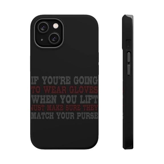 DistinctInk MagSafe Tough Case for Apple iPhone 13 Mini (5.4" Screen) - Match Your Purse - Lightweight Grip