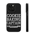 thumbnail image 1 of DistinctInk Tough Case for Apple iPhone 13 PRO (6.1" Screen), Compatible with MagSafe Charging - Cookie Baking Captain Rolling Pin, 1 of 6