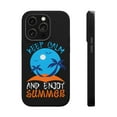 thumbnail image 1 of DistinctInk MagSafe Tough Case for Apple iPhone 13 Pro (6.1" Screen) - Keep Calm Enjoy Summer - Wireless Charging Compatible, 1 of 6