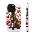 thumbnail image 1 of DistinctInk Tough Case for Apple iPhone 13 PRO (6.1" Screen), Compatible with MagSafe Charging - Valentine's Day Bullmastiff, 1 of 6
