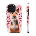 thumbnail image 1 of DistinctInk Tough Case for Apple iPhone 13 PRO (6.1" Screen), Compatible with MagSafe Charging - Valentine's Day Welsh Terrier, 1 of 6