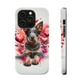 thumbnail image 1 of DistinctInk Tough Case for Apple iPhone 13 Pro MAX (6.7" Screen), Compatible with MagSafe Charging - Valentine's Day Australian Cattle Dog Puppy, 1 of 6