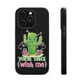 thumbnail image 1 of DistinctInk MagSafe Tough Case for Apple iPhone 13 Pro Max (6.7" Screen) - You're Stuck With Me - Raised Bezel Screen Guard, 1 of 6