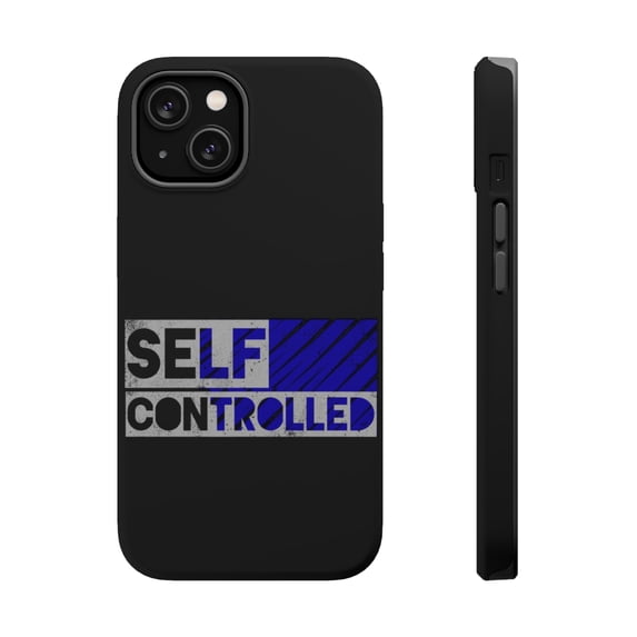 DistinctInk MagSafe Tough Case for Apple iPhone 14 (6.1" Screen) - Self Controlled - Wireless Charging Compatible