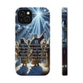 thumbnail image 1 of DistinctInk Tough Case for Apple iPhone 14 (6.1" Screen), Compatible with MagSafe Charging - "The Shepherds' Glorious Praise: Luke 2:20", 1 of 6