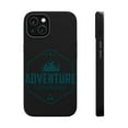 thumbnail image 1 of DistinctInk MagSafe Tough Case for Apple iPhone 14 Plus (6.7" Screen) - Adventure Is Always Ahead - Tempered Glass Back, 1 of 6