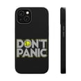 thumbnail image 1 of DistinctInk Tough Case for Apple iPhone 14 PLUS (6.7" Screen), Compatible with MagSafe Charging - Don't Panic, 1 of 6