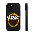 thumbnail image 1 of DistinctInk Tough Case for Apple iPhone 14 PLUS (6.7" Screen), Compatible with MagSafe Charging - Respect Starts With Yourself, 1 of 6