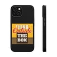 thumbnail image 1 of DistinctInk Tough Case for Apple iPhone 14 PLUS (6.7" Screen), Compatible with MagSafe Charging - Think Outside The Box', 1 of 6