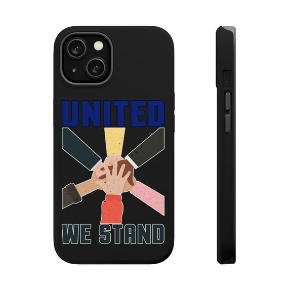 DistinctInk MagSafe Tough Case for Apple iPhone 14 Plus (6.7" Screen) - United We Stand - Shockproof Protection