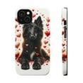 thumbnail image 1 of DistinctInk Tough Case for Apple iPhone 14 PLUS (6.7" Screen), Compatible with MagSafe Charging - Valentine's Day Belgian Sheepdog, 1 of 6