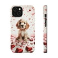 thumbnail image 1 of DistinctInk Tough Case for Apple iPhone 14 PLUS (6.7" Screen), Compatible with MagSafe Charging - Valentine's Day Cocker Spaniel Puppy, 1 of 6