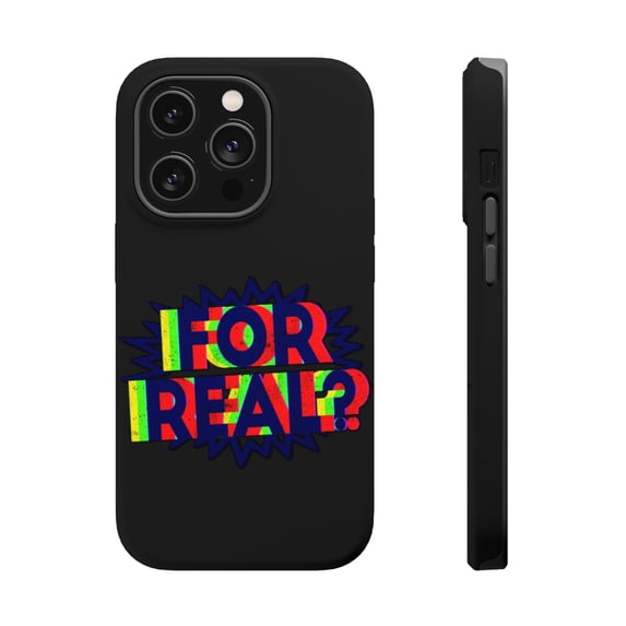 DistinctInk Tough Case for Apple iPhone 14 PRO (6.1" Screen), Compatible with MagSafe Charging - For Real