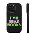 thumbnail image 1 of DistinctInk Tough Case for Apple iPhone 14 PRO (6.1" Screen), Compatible with MagSafe Charging - I've Read Books - Pink Green, 1 of 6