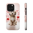 thumbnail image 1 of DistinctInk MagSafe Tough Case for Apple iPhone 14 Pro (6.1" Screen) - Valentine's Day Lagotti Romagnoli - Wireless Charging Compatible, 1 of 6