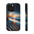 thumbnail image 1 of DistinctInk Tough Case for Apple iPhone 14 Pro MAX (6.7" Screen), Compatible with MagSafe Charging - "Starry Sunset: Nature's Serene Painting", 1 of 6