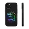thumbnail image 1 of DistinctInk Tough Case for Apple iPhone 15 (6.1" Screen), Compatible with MagSafe Charging - Dreams Grow You Grow, 1 of 6