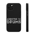 thumbnail image 1 of DistinctInk Tough Case for Apple iPhone 15 PLUS (6.7" Screen), Compatible with MagSafe Charging - Addicted to Drums, 1 of 6
