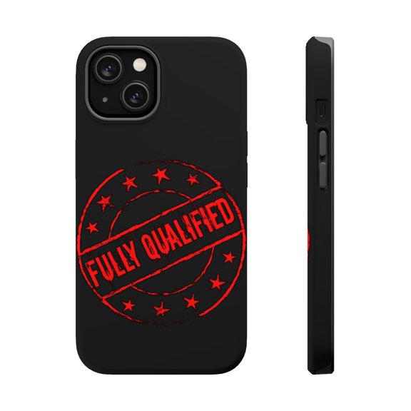 DistinctInk MagSafe Tough Case for Apple iPhone 15 Plus (6.7" Screen) - Fully Qualified - Tempered Glass Back