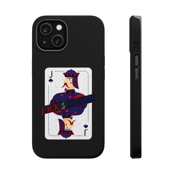 DistinctInk Tough Case for Apple iPhone 15 PLUS (6.7" Screen), Compatible with MagSafe Charging - Jack Of All Trades