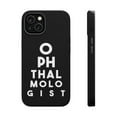 thumbnail image 1 of DistinctInk Tough Case for Apple iPhone 15 PLUS (6.7" Screen), Compatible with MagSafe Charging - Ophthalmologist Eye Chart, 1 of 6