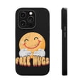 thumbnail image 1 of DistinctInk MagSafe Tough Case for Apple iPhone 15 Pro (6.1" Screen) - Free Hugs - Shockproof Protection, 1 of 6