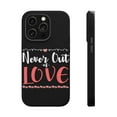 thumbnail image 1 of DistinctInk Tough Case for Apple iPhone 15 PRO (6.1" Screen), Compatible with MagSafe Charging - Never Out Of Love, 1 of 6