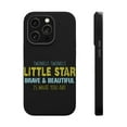 thumbnail image 1 of DistinctInk Tough Case for Apple iPhone 15 PRO (6.1" Screen), Compatible with MagSafe Charging - Twinkle Little Star Brave & Beautiful You Are, 1 of 6