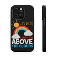 thumbnail image 1 of DistinctInk MagSafe Tough Case for Apple iPhone 15 Pro Max (6.7" Screen) - Always Nice Day Above Clouds - Lightweight Grip, 1 of 6