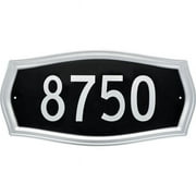Distinctions Heritage Address, Silver and Black, Plastic and Metal, 9" x 13", 1 Pack