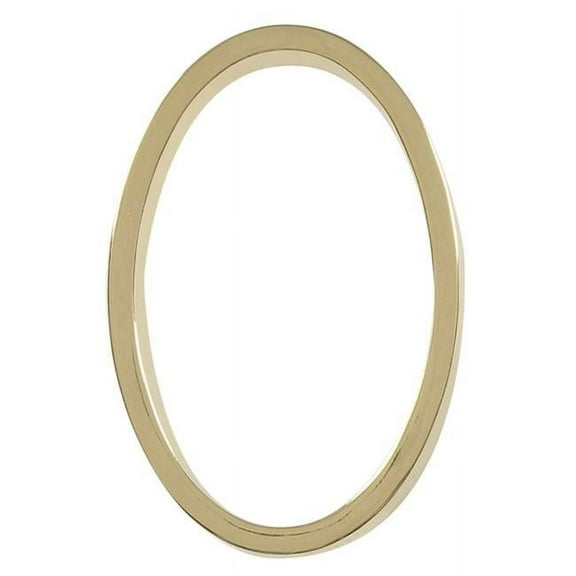 Distinctions by Hillman 5-Inch Floating Mount House Polished Brass, Number 0