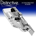 thumbnail image 1 of Distinctive 1-4" Quilting/Sewing Machine Presser Foot with Edge Guide, 1 of 2