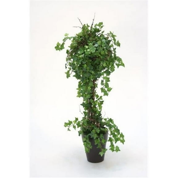 Distinctive Designs 2774C Mini Ivy Topiary in A Stoneware French Pot - Greens